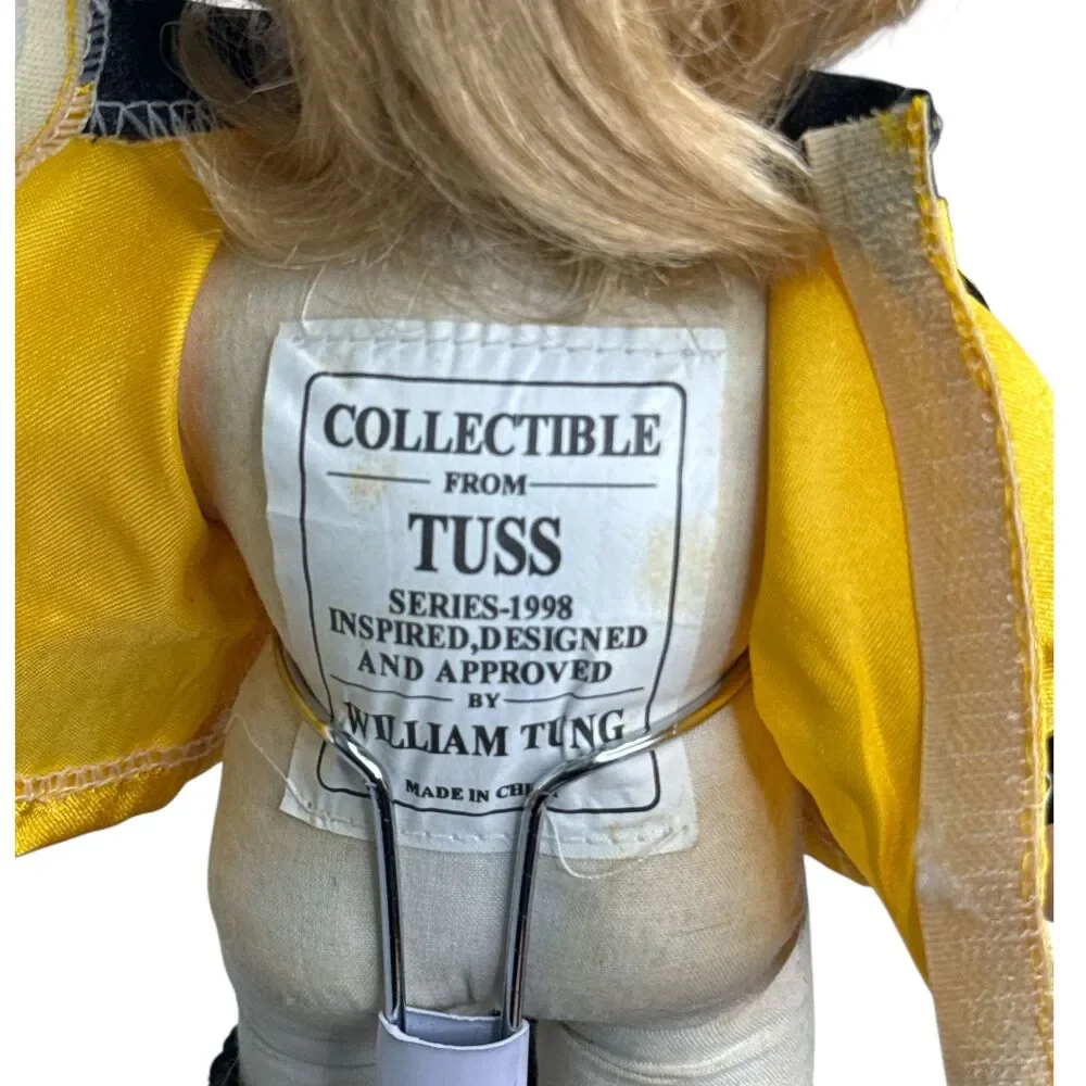 Vintage Tuss Dolls Cheerleader & Soccer Boy Set 1998 William Tung HSN